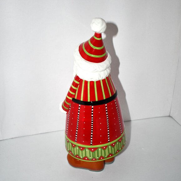 Patience Brewster Dash Away Santa Cookie Jar #: 08-41085NIB - Picture 4 of 9